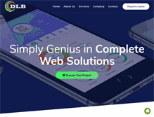 Tablet Screenshot of dlbinfotech.com